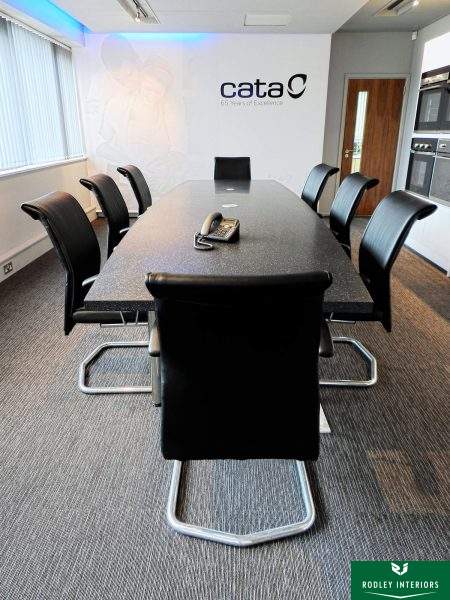 Contemporary, designer boardroom