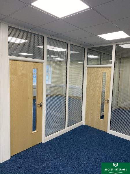 Glass Office Partitioning in Leeds